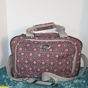 U.S. Traveler Pink and Gray Women's Bag Carry-On Bag "Like New"